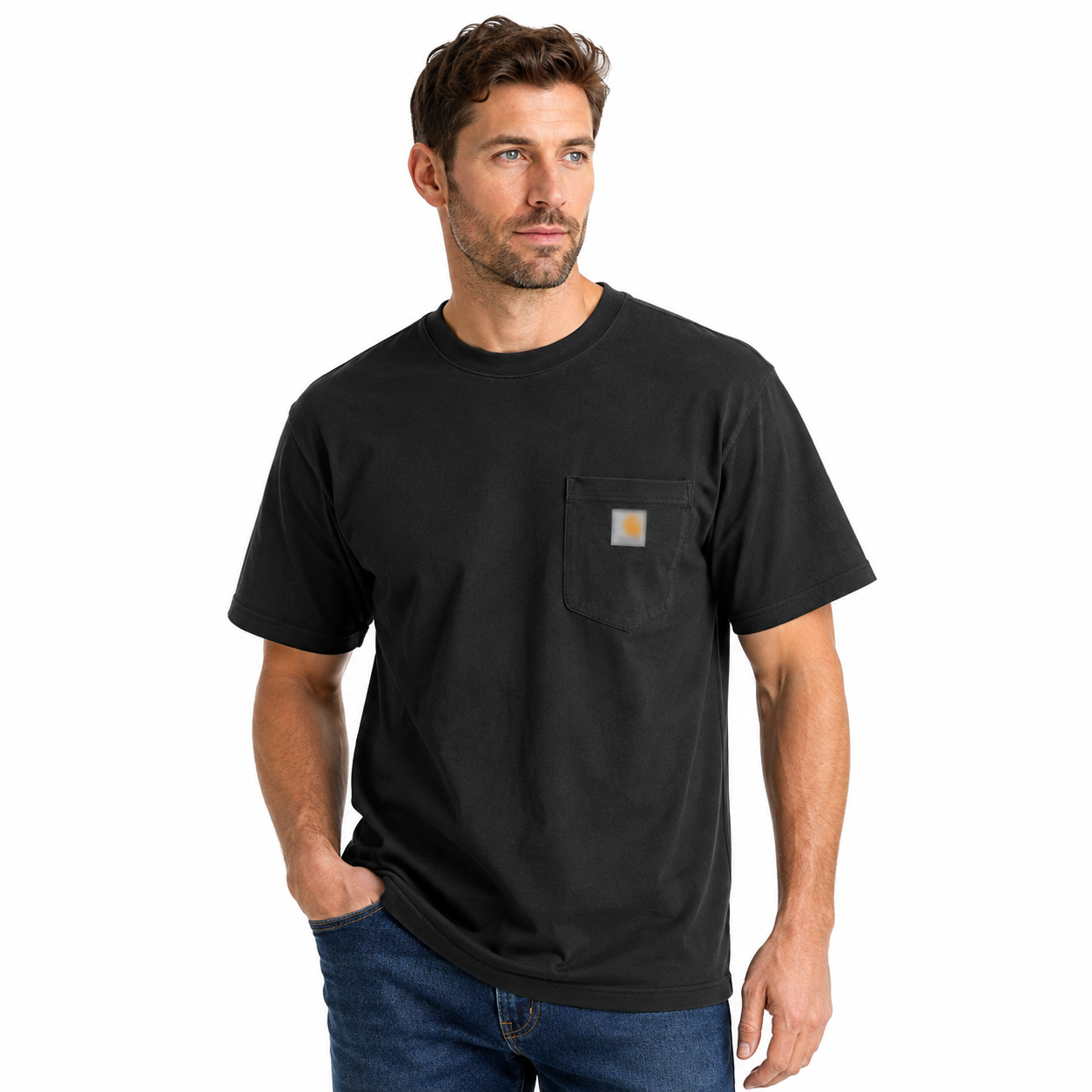 LAST 3 DAYS DEALS🔥CHT Men's K87 Workwear Loose Fit Heavyweight Short-Sleeve Pocket T-Shirt