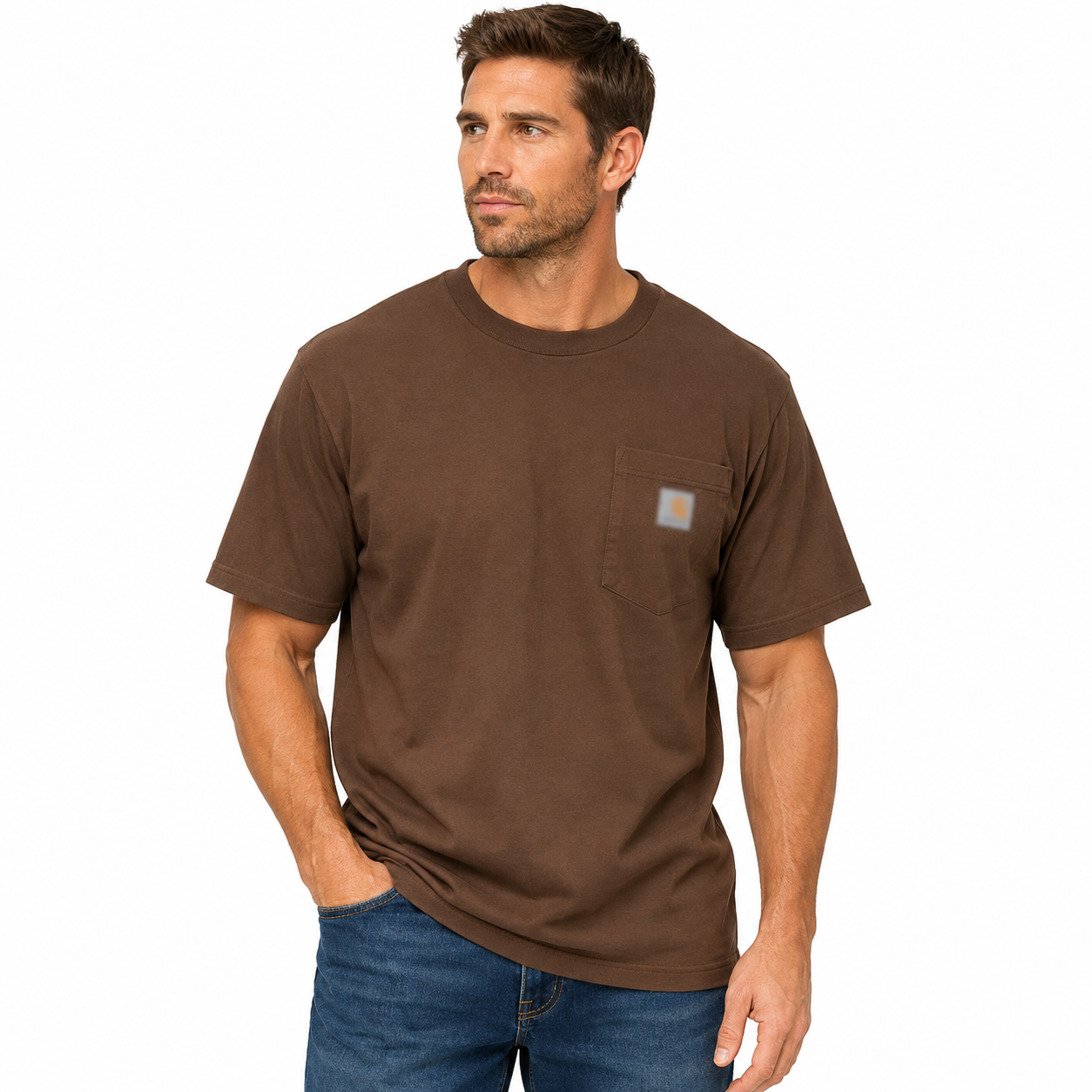 LAST 3 DAYS DEALS🔥CHT Men's K87 Workwear Loose Fit Heavyweight Short-Sleeve Pocket T-Shirt