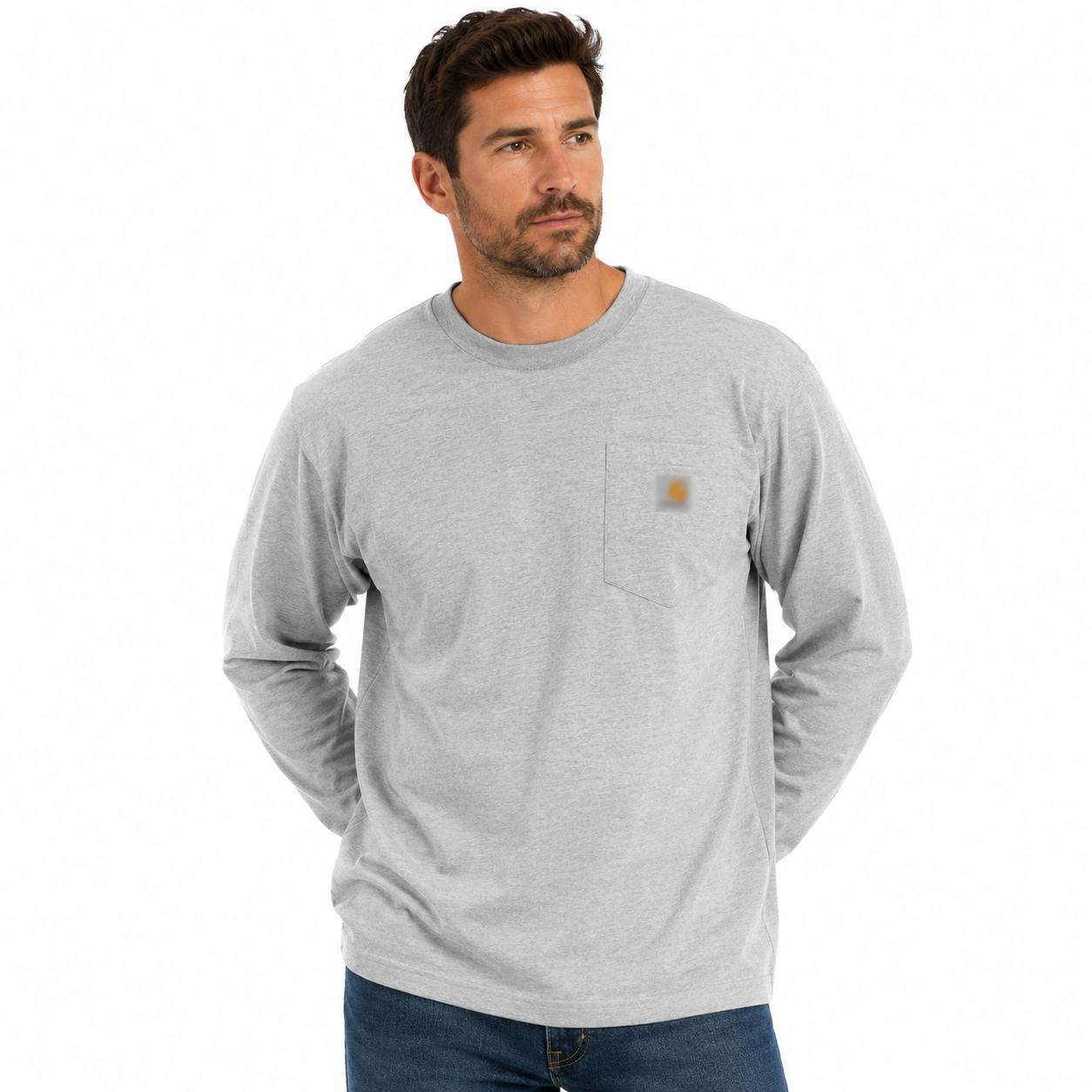 LAST 3 DAYS DEALS🔥CHT Men's K87 Workwear Loose Fit Heavyweight Short-Sleeve Pocket T-Shirt