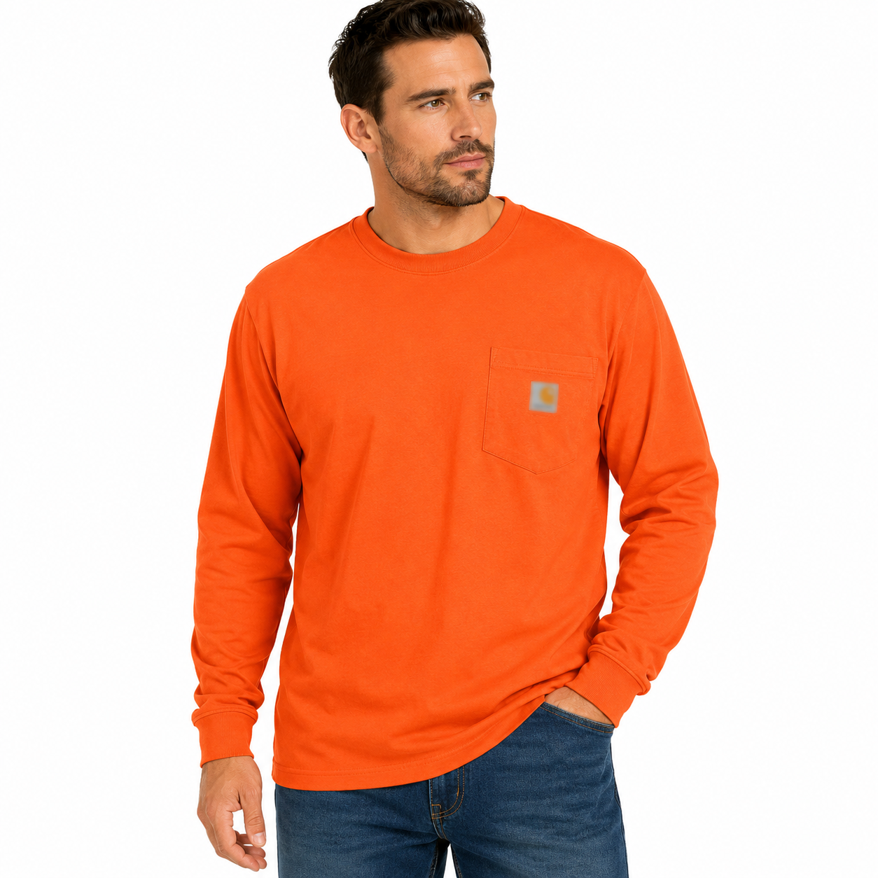 LAST 3 DAYS DEALS🔥CHT Men's K87 Workwear Loose Fit Heavyweight Short-Sleeve Pocket T-Shirt