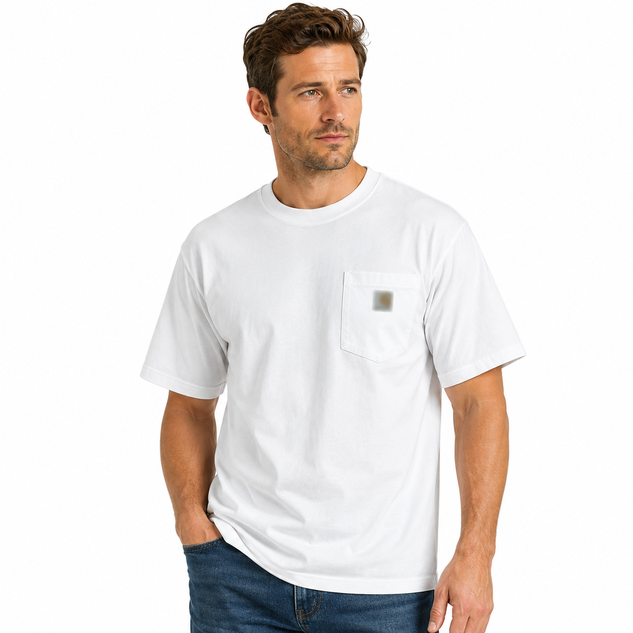 LAST 3 DAYS DEALS🔥CHT Men's K87 Workwear Loose Fit Heavyweight Short-Sleeve Pocket T-Shirt