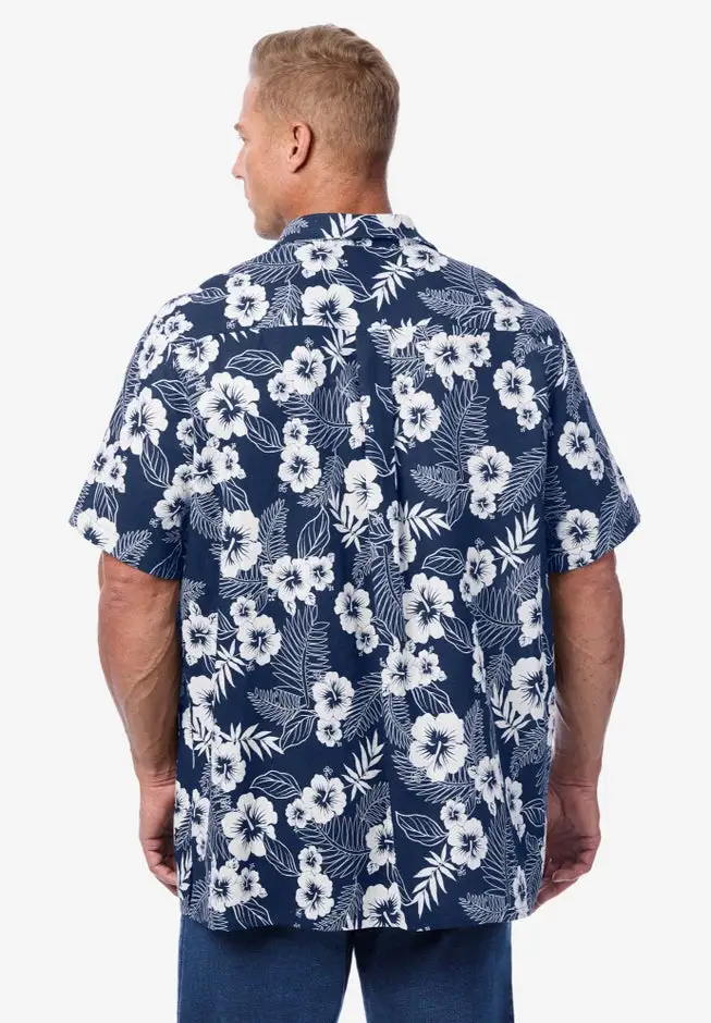 Short-Sleeve Linen Shirt