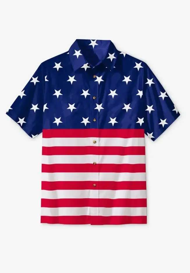 Short Sleeve American Sport Shirt