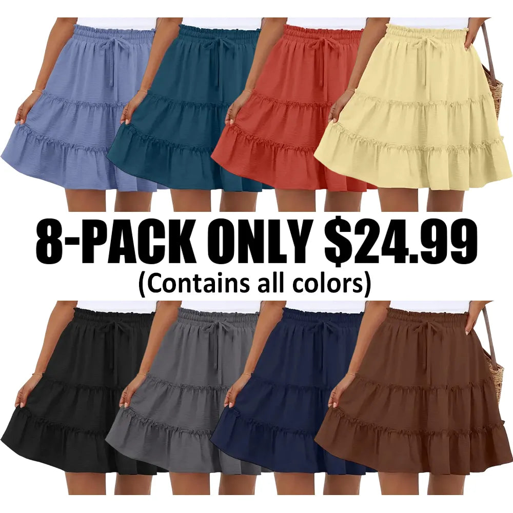 【LAST DAY SALE】Women's Bohemian Style Midi Skirt.