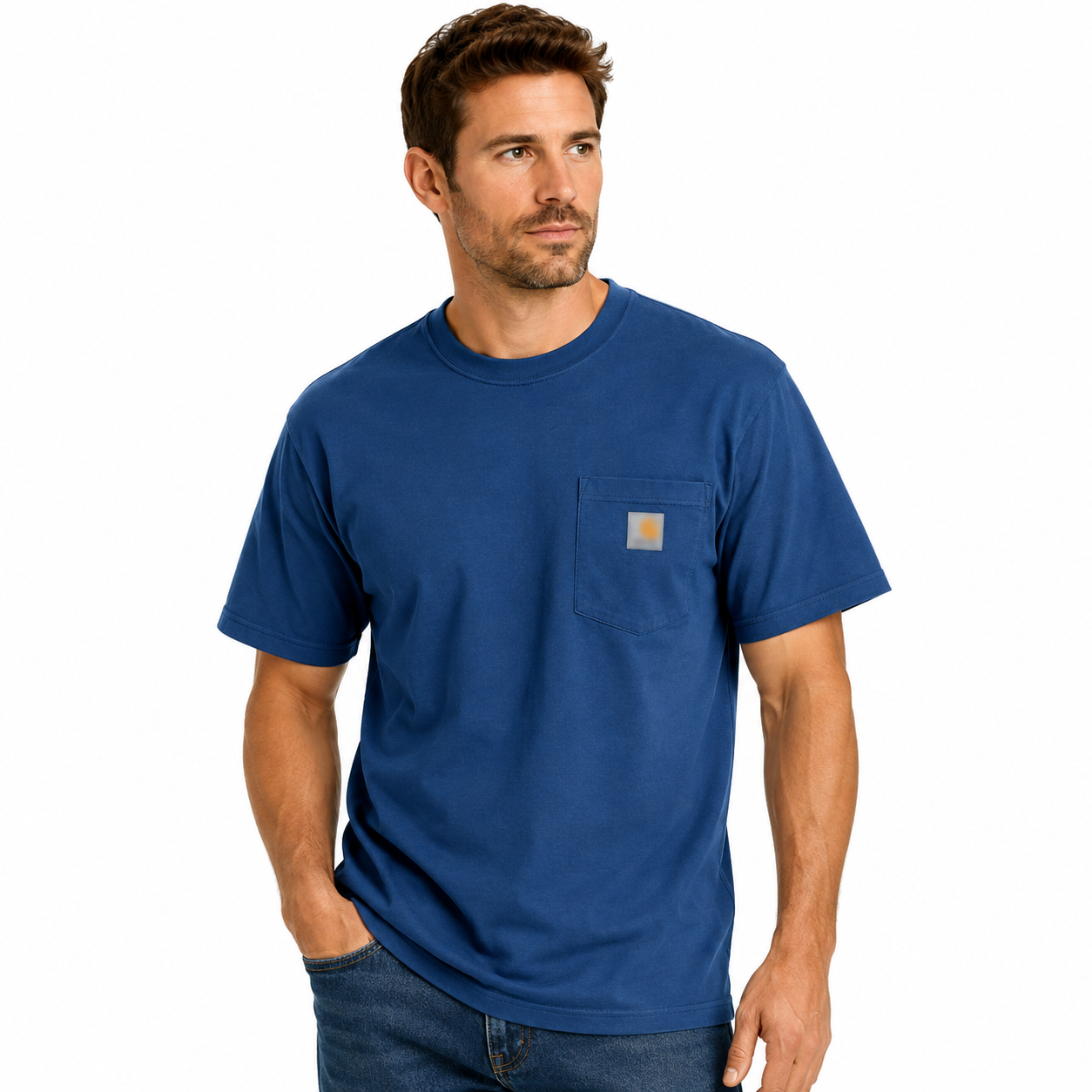 LAST 3 DAYS DEALS🔥CHT Men's K87 Workwear Loose Fit Heavyweight Short-Sleeve Pocket T-Shirt