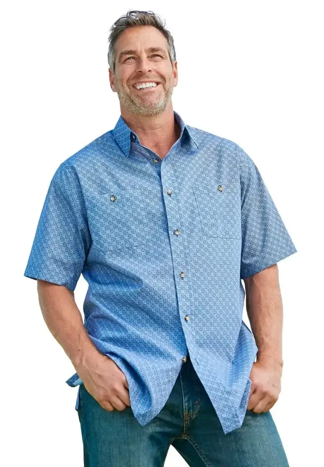 Easy Care Woven Sport Shirt