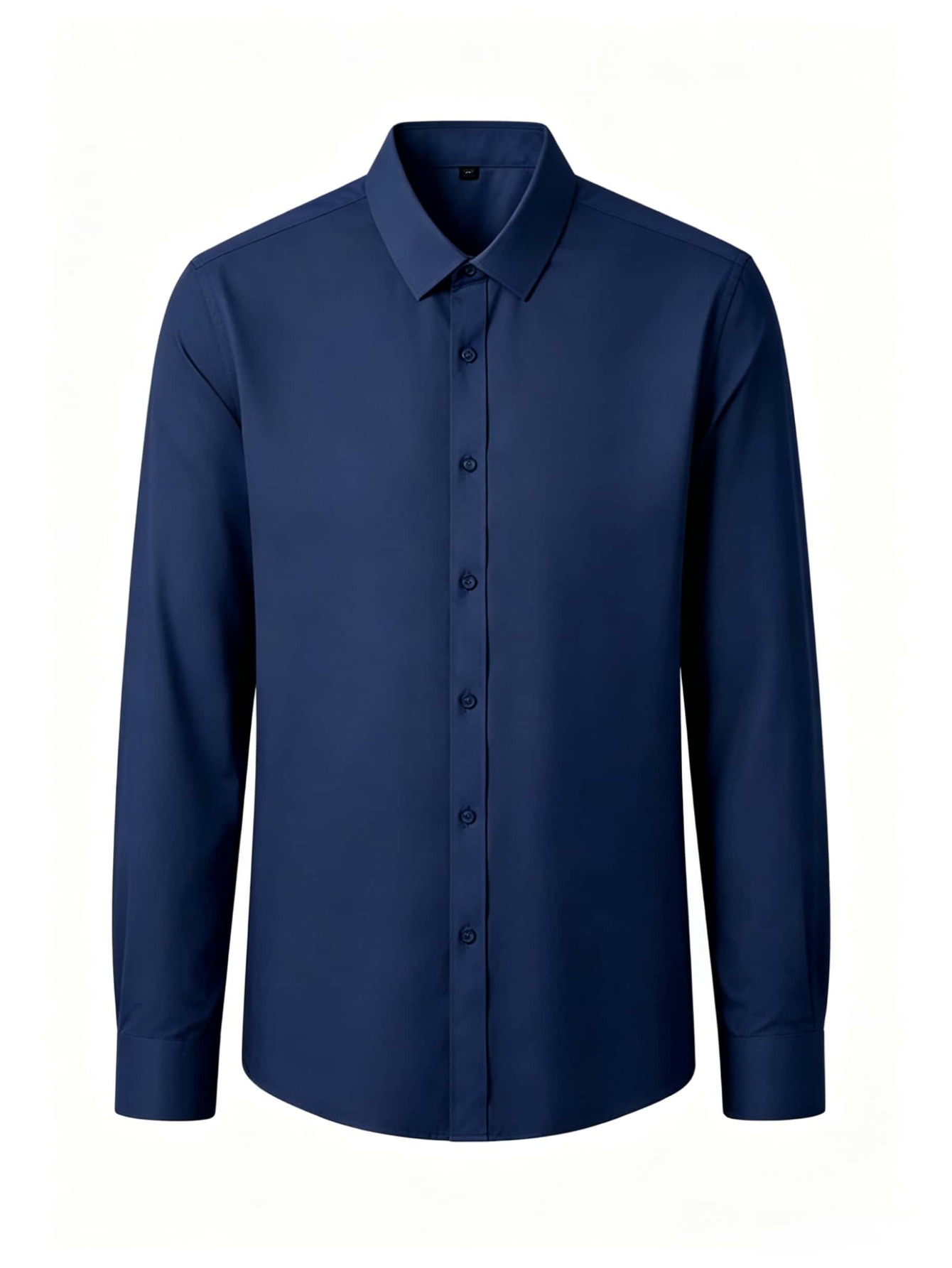 Men's 3pcs Long Sleeve Dress Shirts, Wrinkle-Free Stretch Formal Business Shirts, Slim Fit Button Tops for Office, Work and Casual Wear