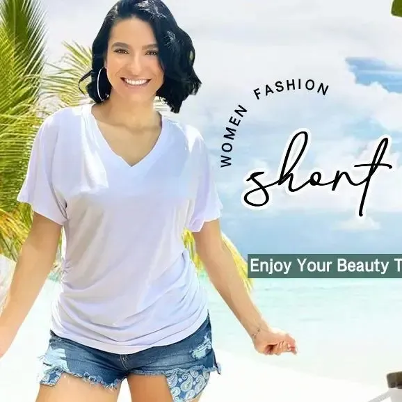 🔥Women's Short Sleeve Dolman Tops