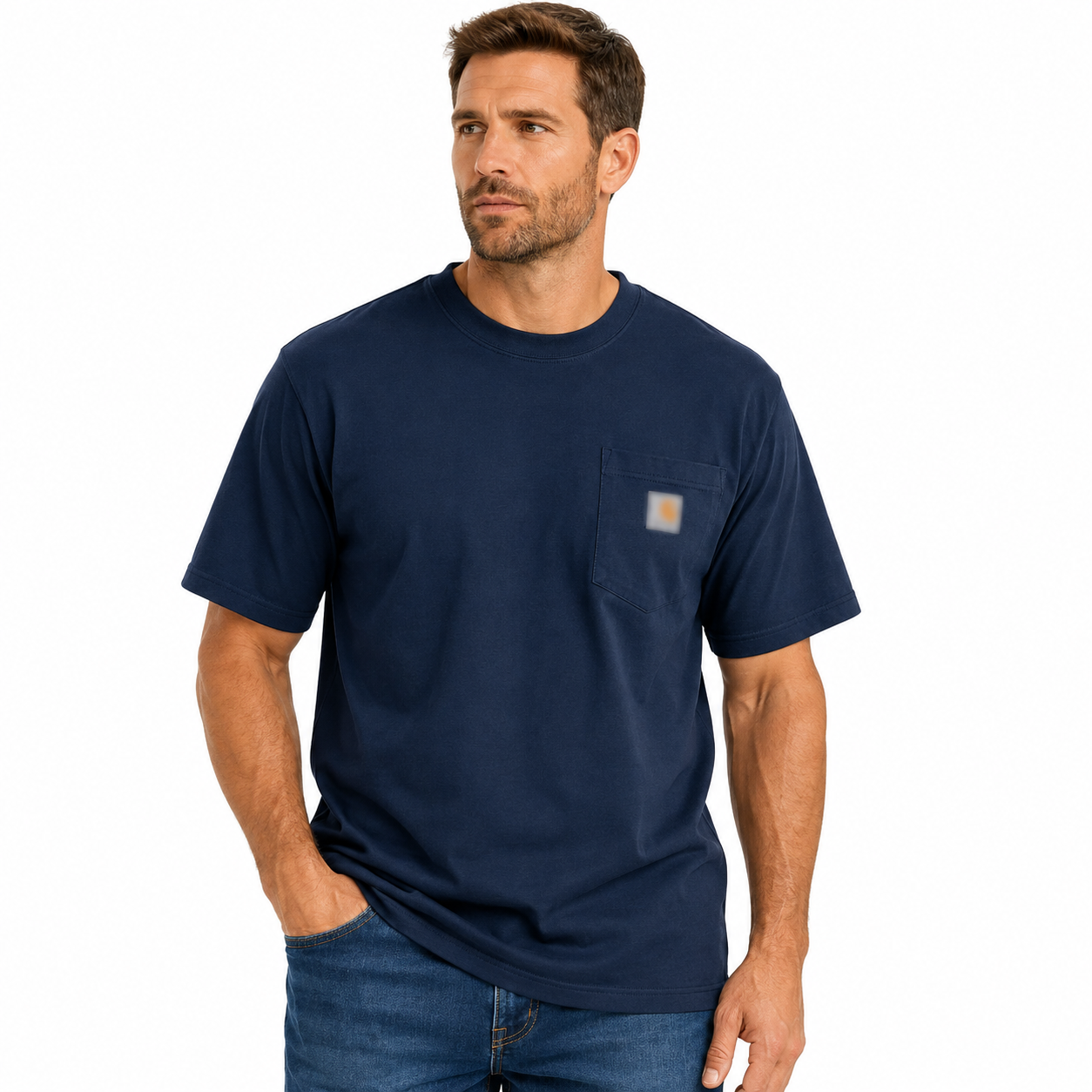 LAST 3 DAYS DEALS🔥CHT Men's K87 Workwear Loose Fit Heavyweight Short-Sleeve Pocket T-Shirt