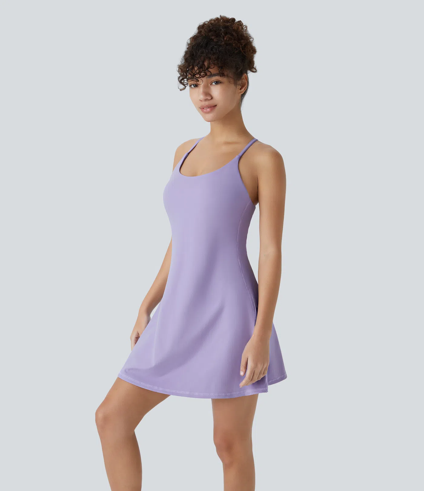 Softlyzero Plush Backless Active Dress Fit