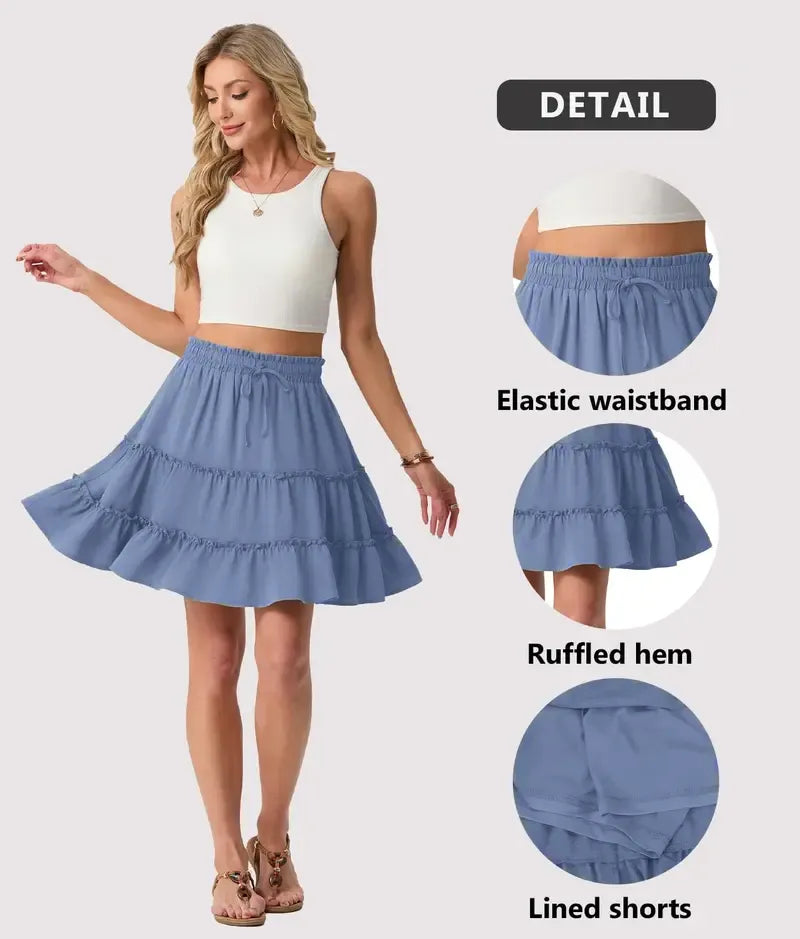 【LAST DAY SALE】Women's Bohemian Style Midi Skirt.