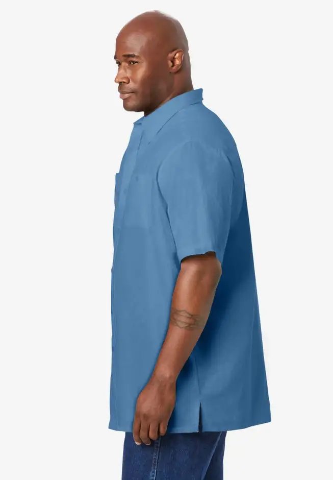 Short-Sleeve Linen Shirt