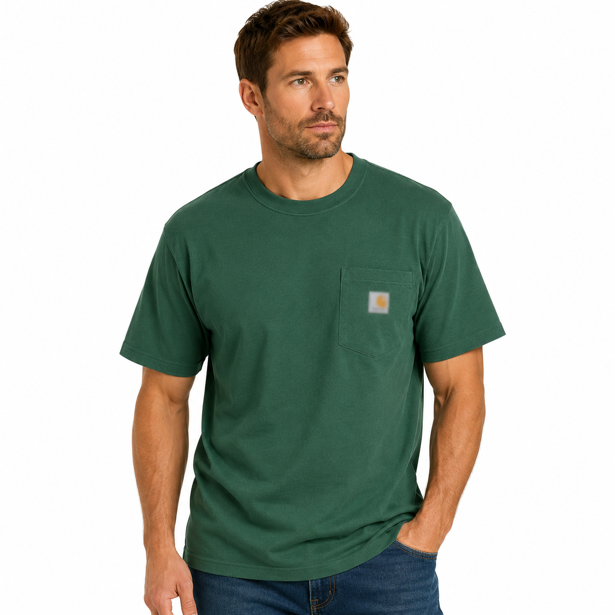 LAST 3 DAYS DEALS🔥CHT Men's K87 Workwear Loose Fit Heavyweight Short-Sleeve Pocket T-Shirt