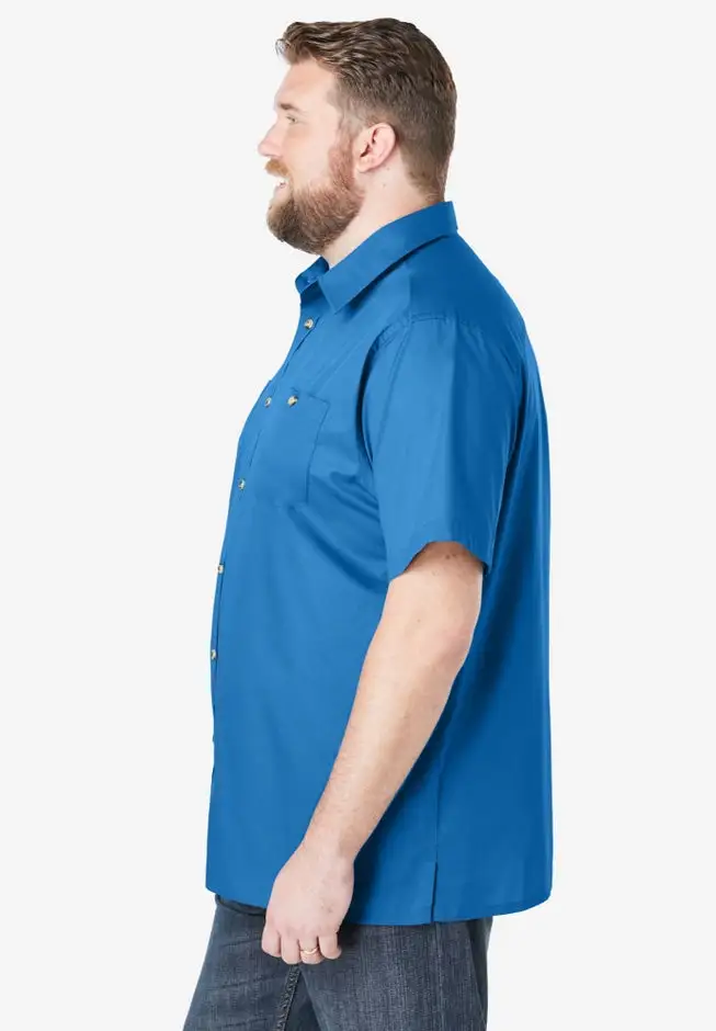 Short-Sleeve Pocket Sport Shirt