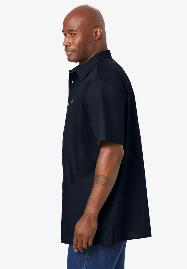 Short-Sleeve Pocket Sport Shirt