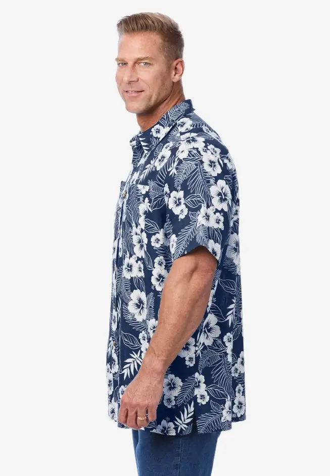 Short-Sleeve Linen Shirt