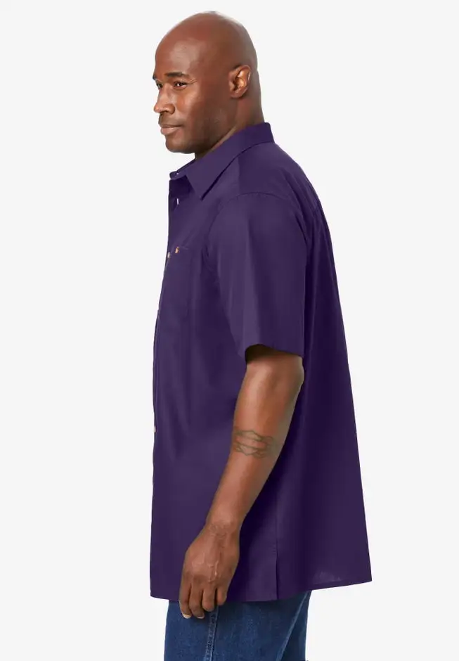 Short-Sleeve Pocket Sport Shirt
