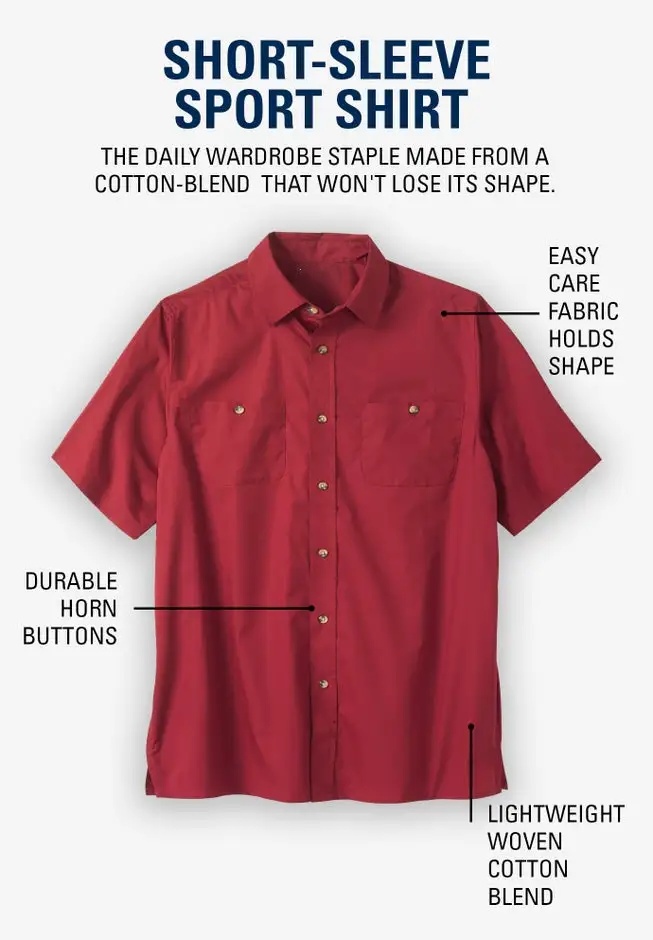 Striped Short-Sleeve Sport Shirt