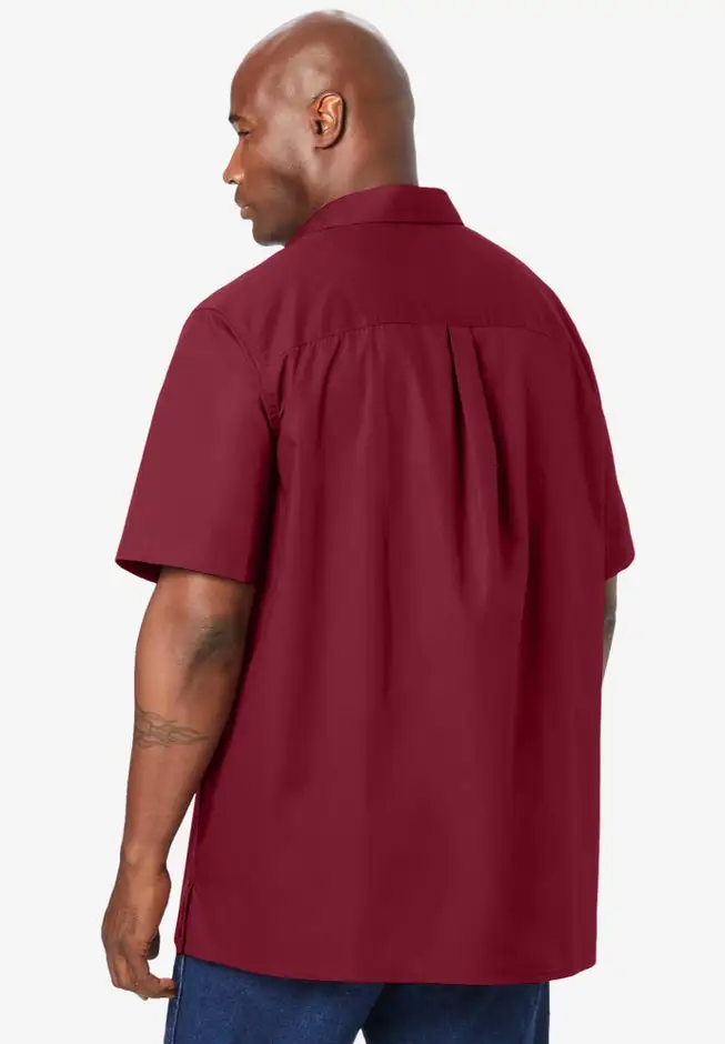 Short-Sleeve Pocket Sport Shirt