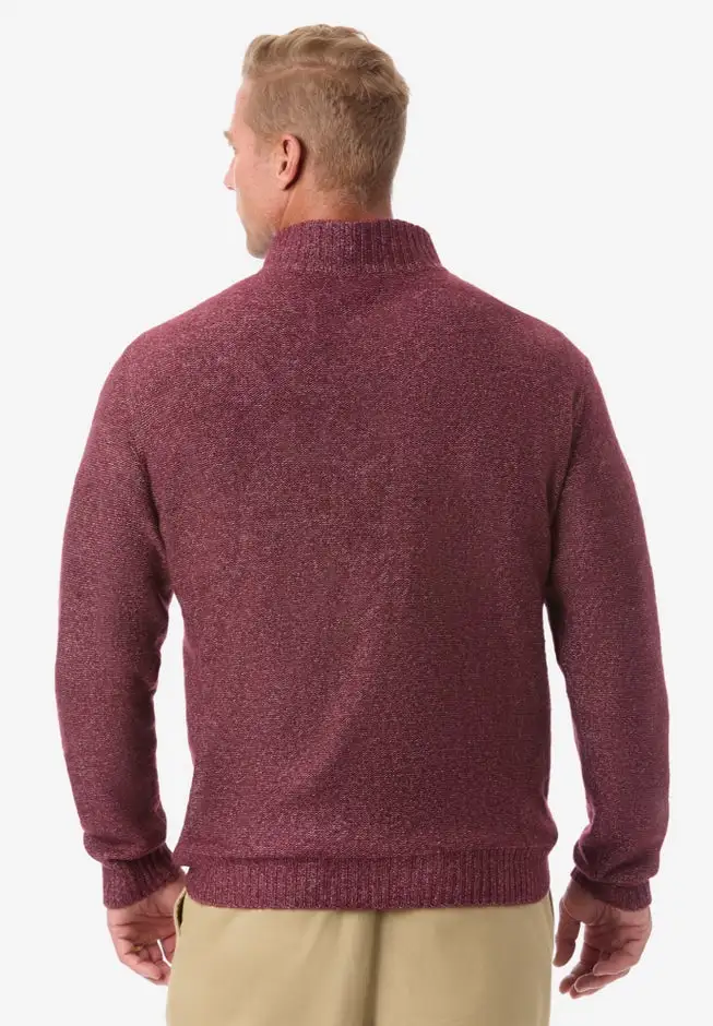 Soft Cable Knit 1/4 Zip Sweater