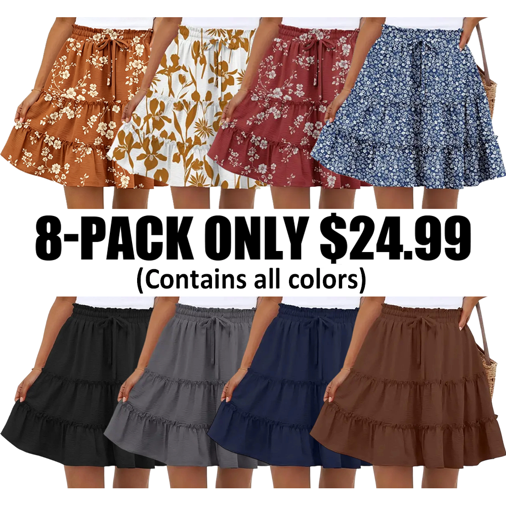 【LAST DAY SALE】Women's Bohemian Style Midi Skirt.