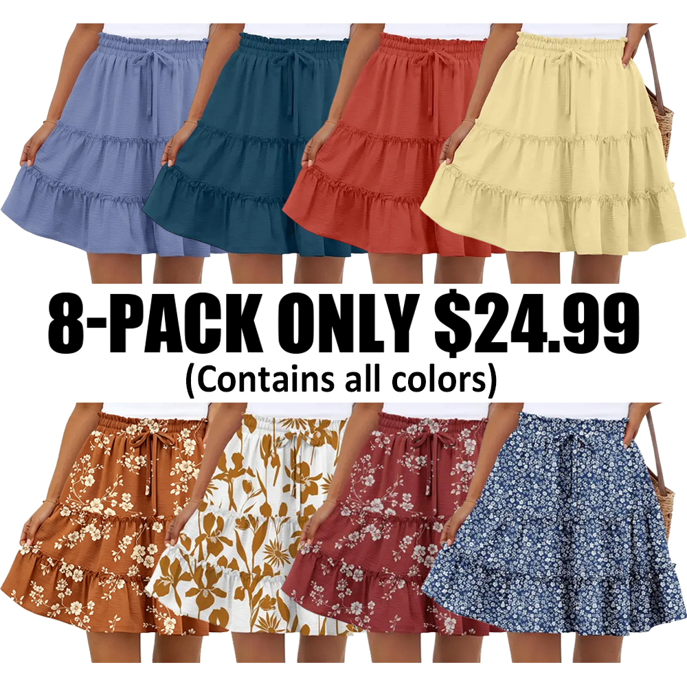 【LAST DAY SALE】Women's Bohemian Style Midi Skirt.