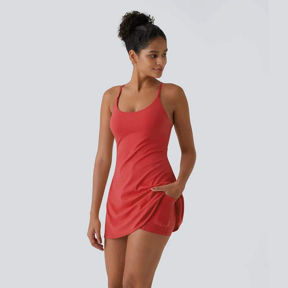 Women’s Plush Backless Active Dress-Easy Peezy Edition