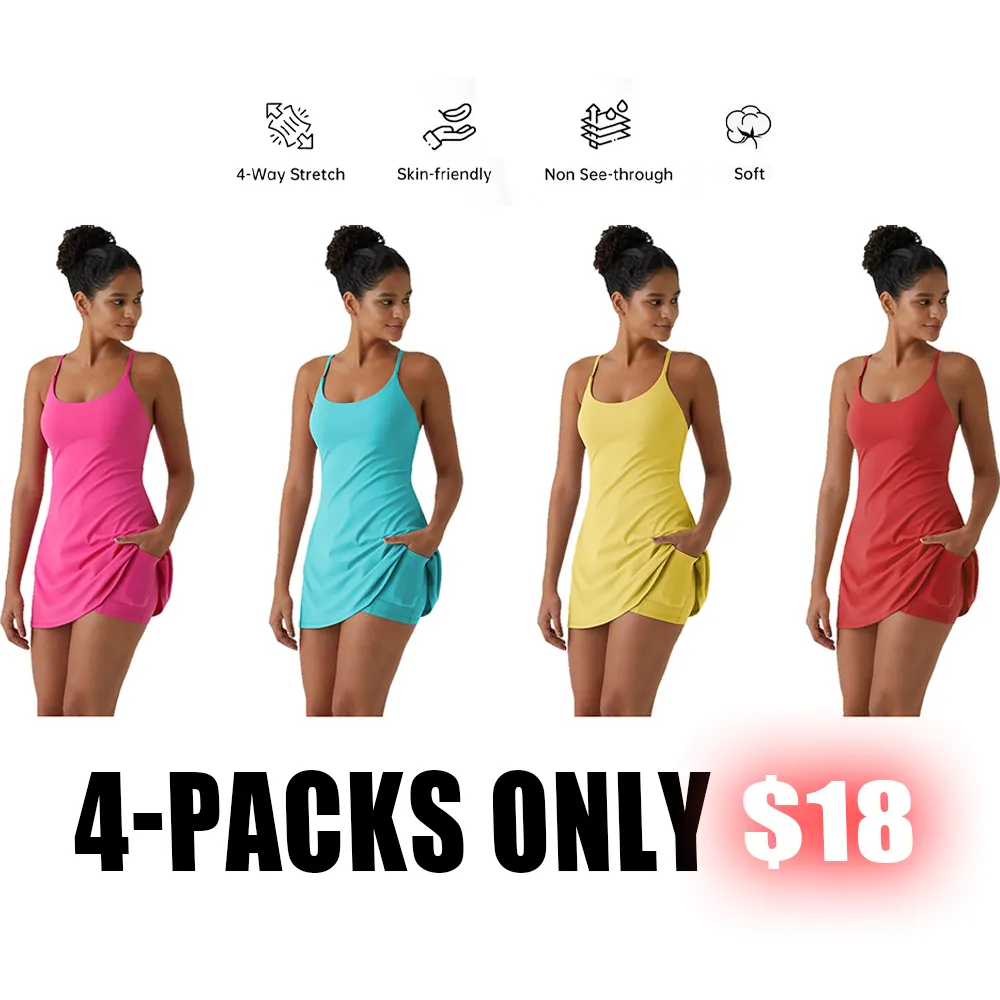 Women’s Plush Backless Active Dress-Easy Peezy Edition