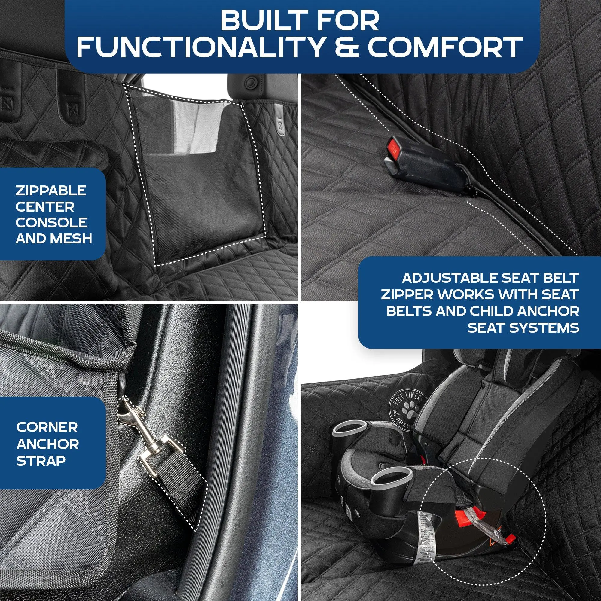 Hard Bottom Backseat Extender for Dogs🐾