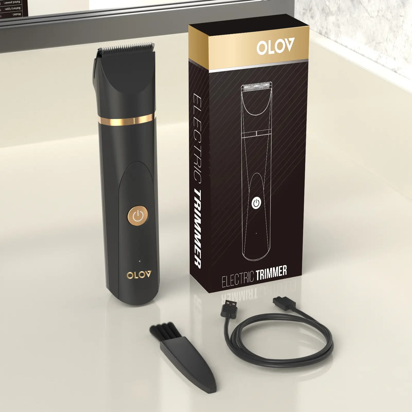 Body Hair Trimmer for Men, Ceramic, Waterproof