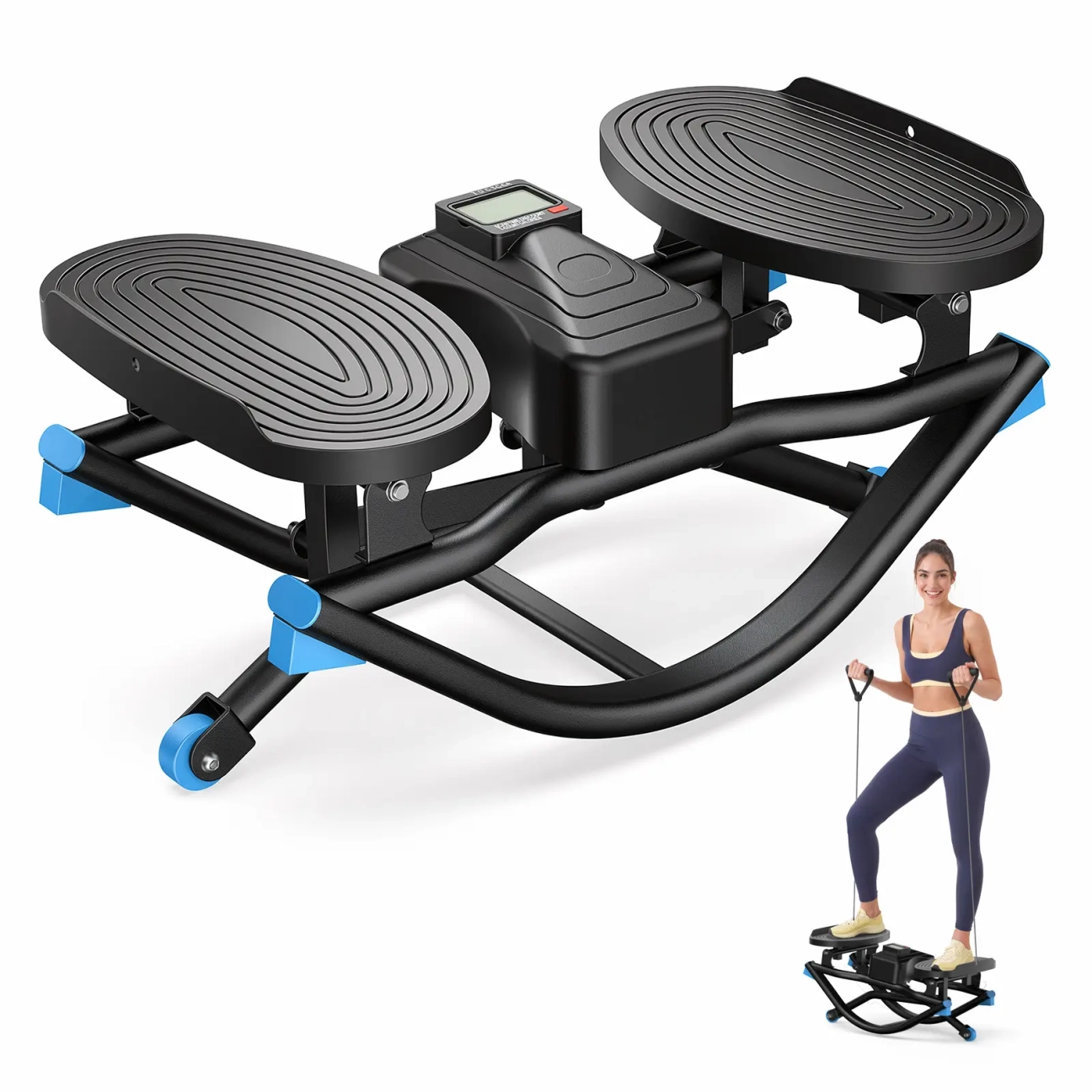  Rocking Stepper Ski Machine - 330 lbs Capacity