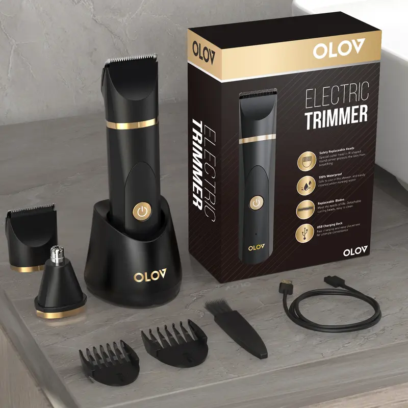 Body Hair Trimmer for Men, Ceramic, Waterproof💈