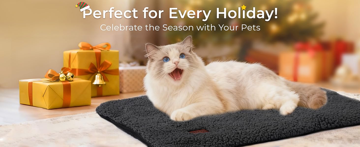 self warming cat bed