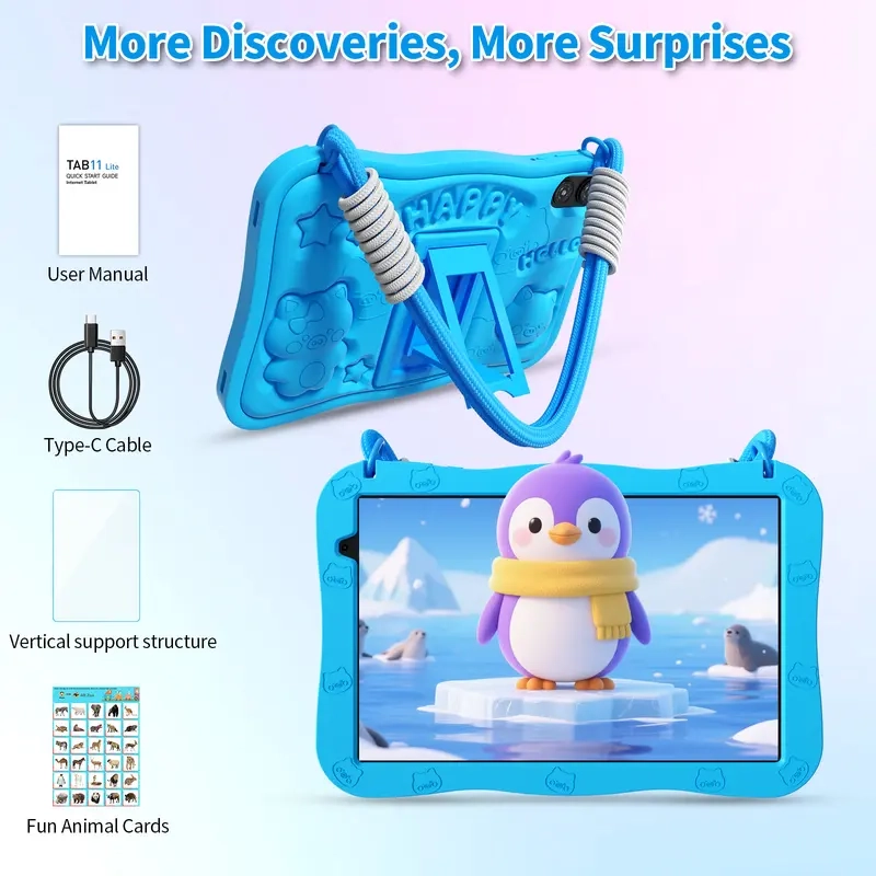 Subsidized Flash Sale: 10" Shockproof Android 15 Kids Tablet with Educational Apps