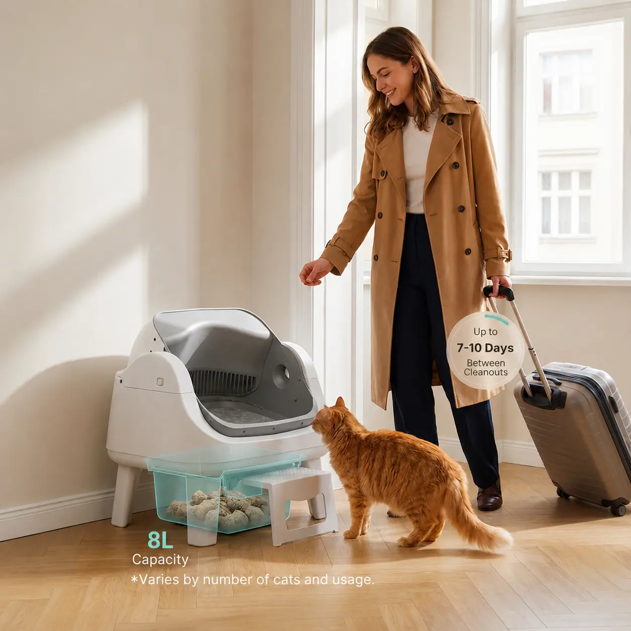 PetPivot AutoScooper 12 Lite Automatic Cat Litter Box