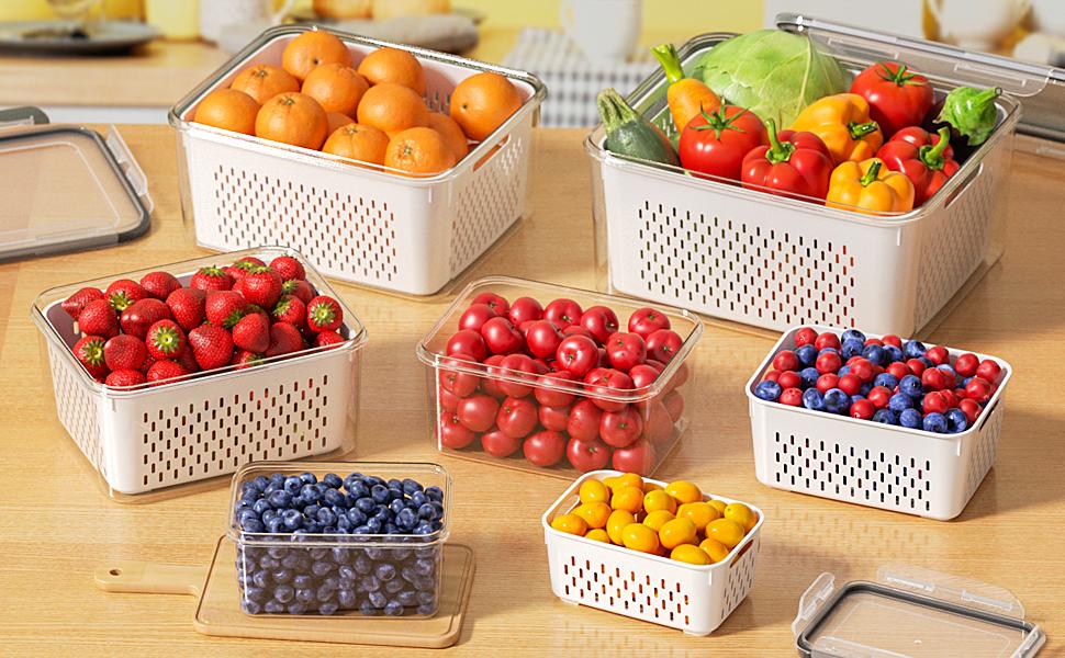 5-Pack Fridge Organizer