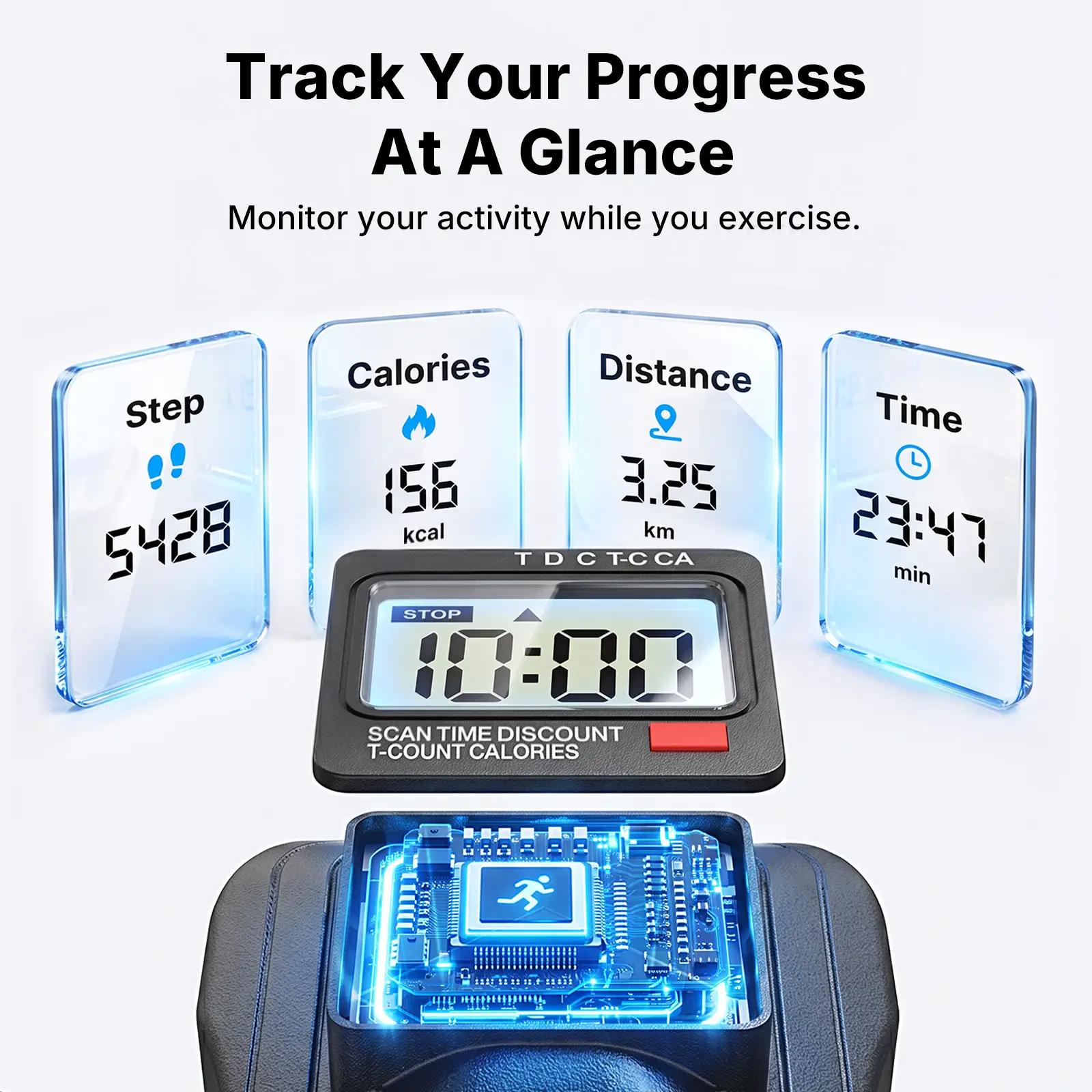  Rocking Stepper Ski Machine - 330 lbs Capacity