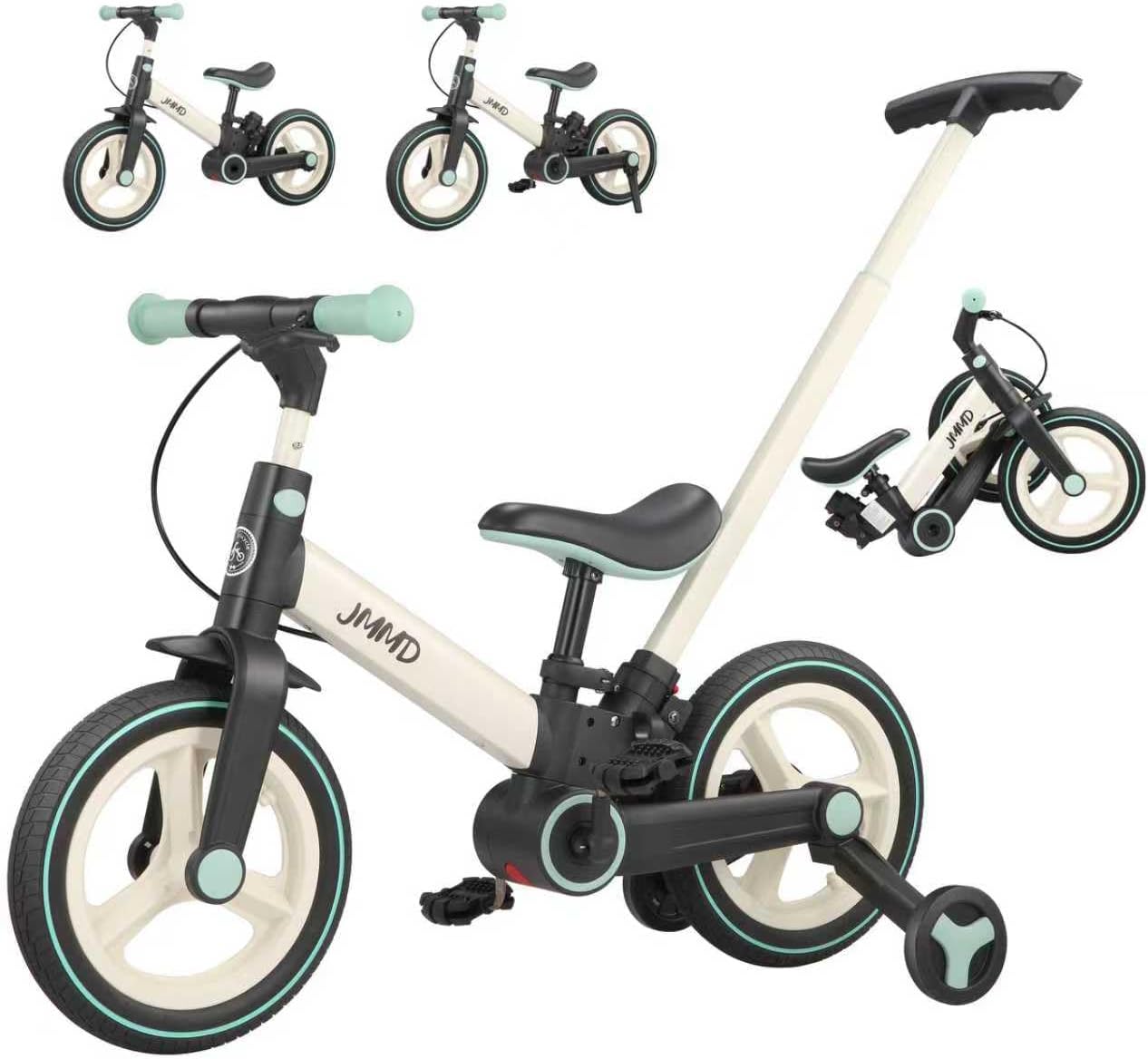 6 in 1 Toddler Bike with Push Handle for Kids 18-60 Months