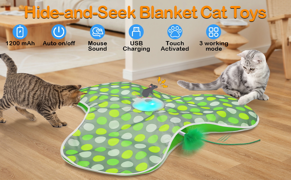 interactive cat toy for indoor cats