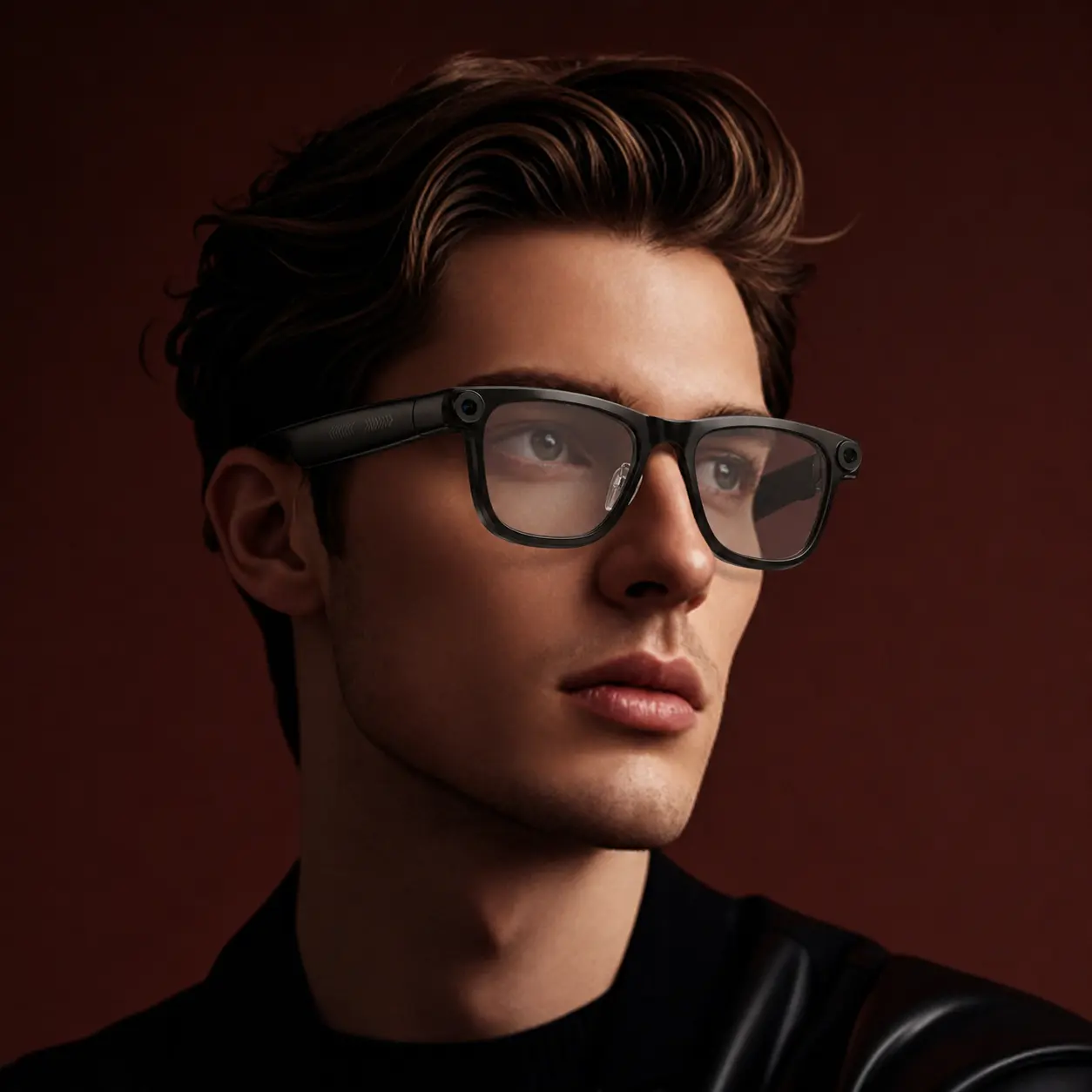LUSBY Smart AI Camera Glasses, Bluetooth