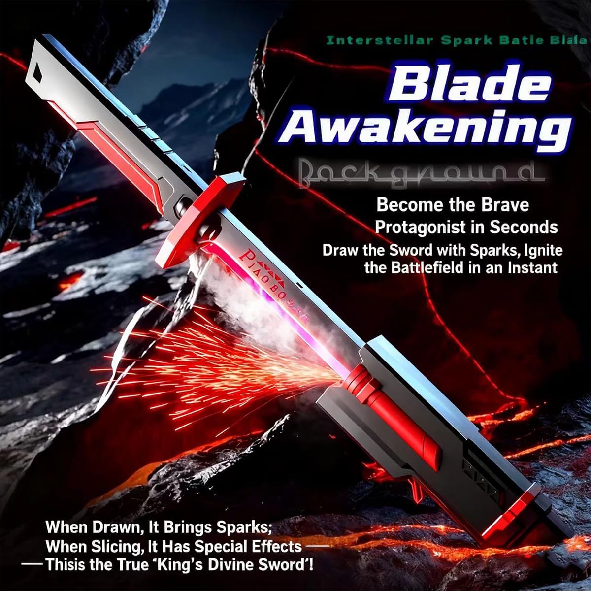 ⏰ Clearance ends in 24 hours! 💥2 Pcs 31.5-inch Iridescent Lightsaber Blade with Hit-Sensitive Sound and Fog Effect