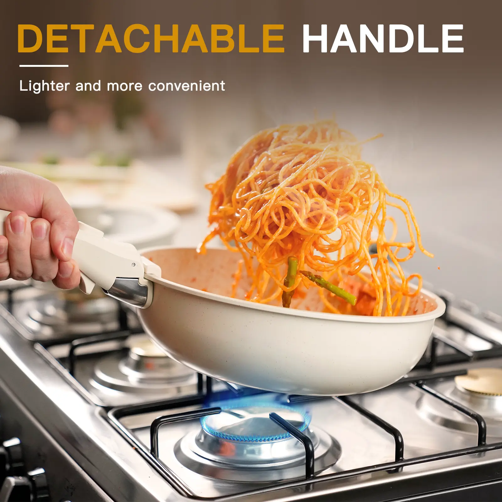 20-Pcs Non-Stick Cookware Set - Durable & Easy to Clean