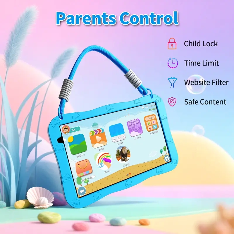 Subsidized Flash Sale: 10" Shockproof Android 15 Kids Tablet with Educational Apps