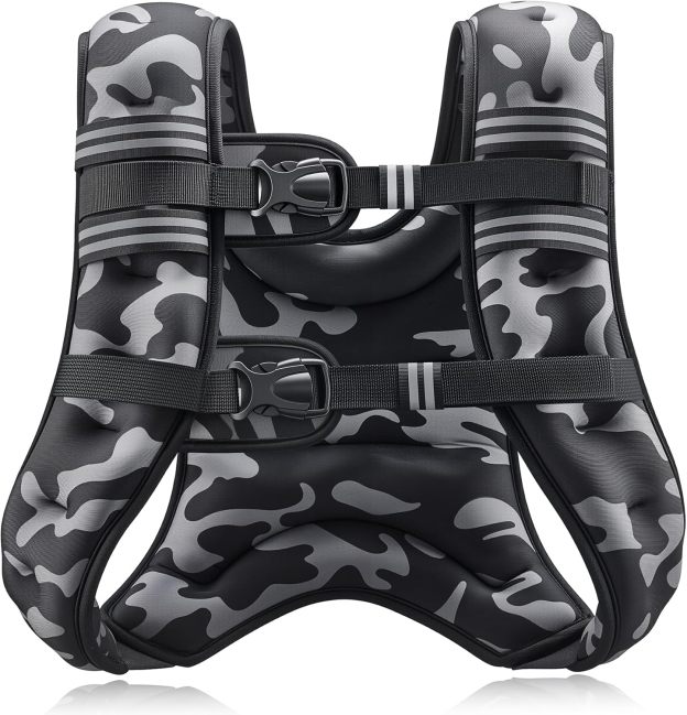 Weighted Vest, 6lb/8lb/12lb/16lb/20lb/25lb/30lb Weight Vest 