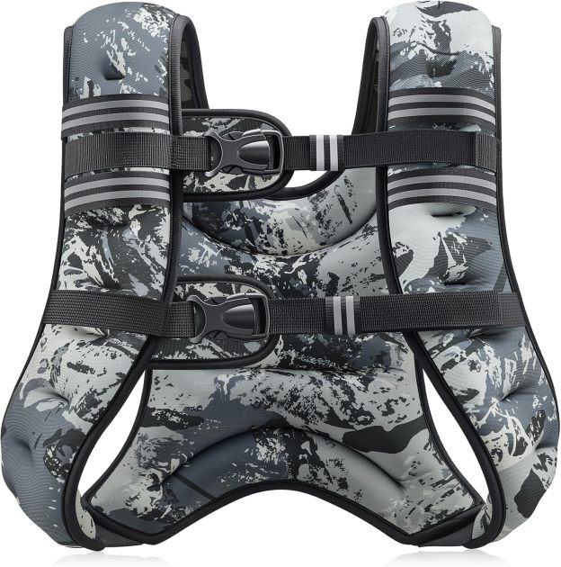 Weighted Vest, 6lb/8lb/12lb/16lb/20lb/25lb/30lb Weight Vest 