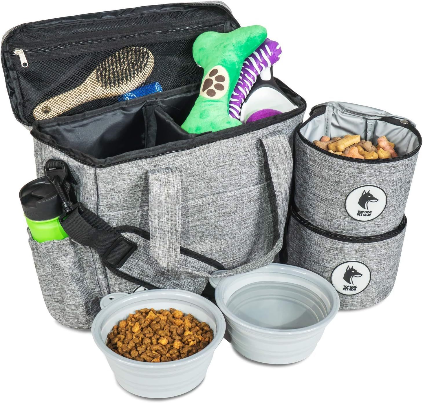 Dog Travel Bag for Supplies - Airline-Approved Backpack for Dogs - Pet