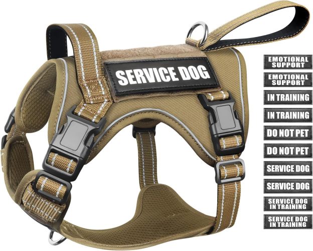 Tactical Dog Harness with Handle for Medium Large Dogs