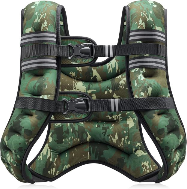 Weighted Vest, 6lb/8lb/12lb/16lb/20lb/25lb/30lb Weight Vest 