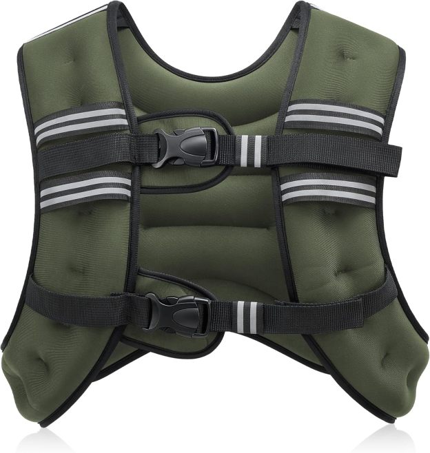 Weighted Vest, 6lb/8lb/12lb/16lb/20lb/25lb/30lb Weight Vest 