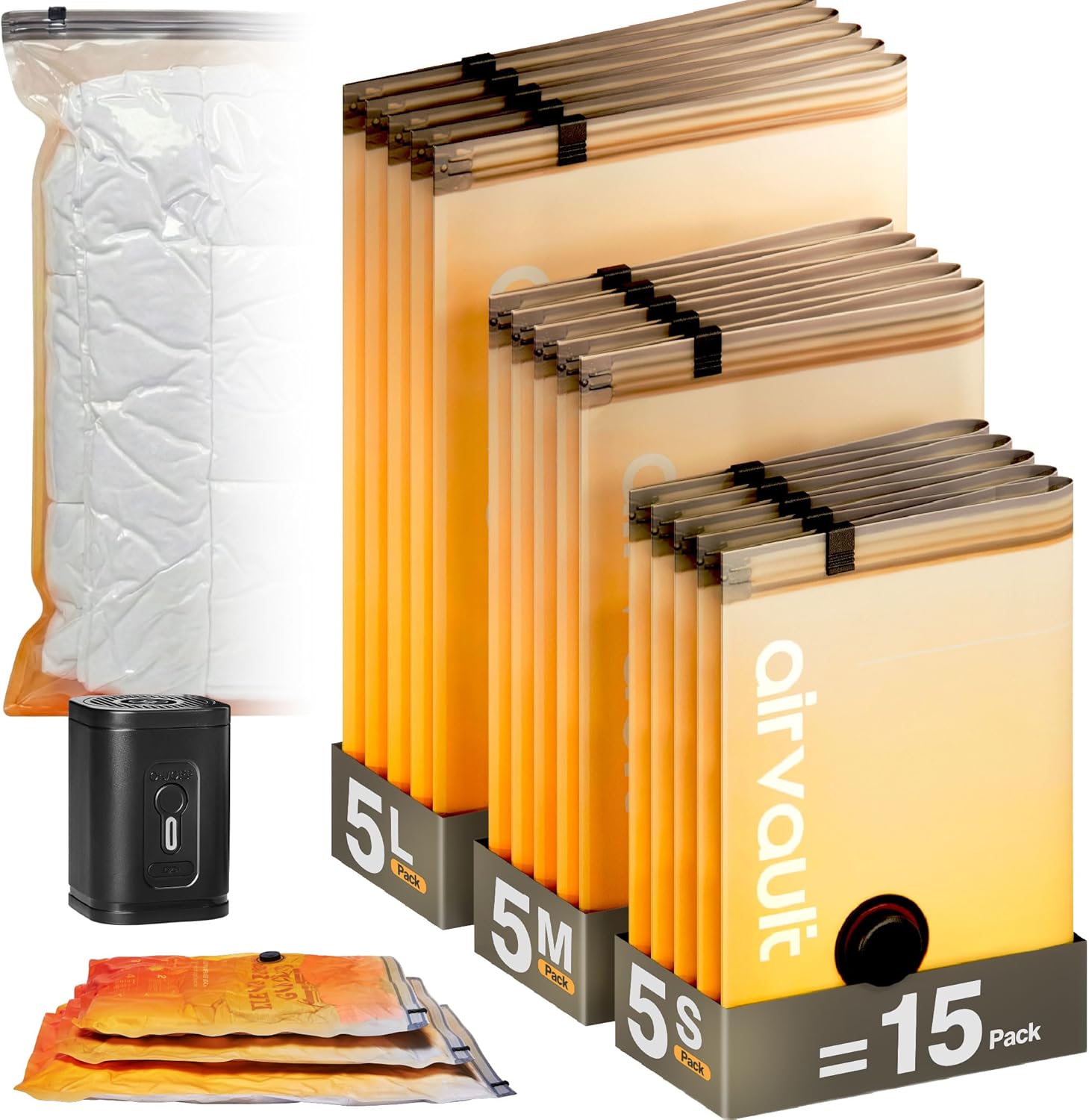 AirVault Vacuum Storage Bags：AirVault